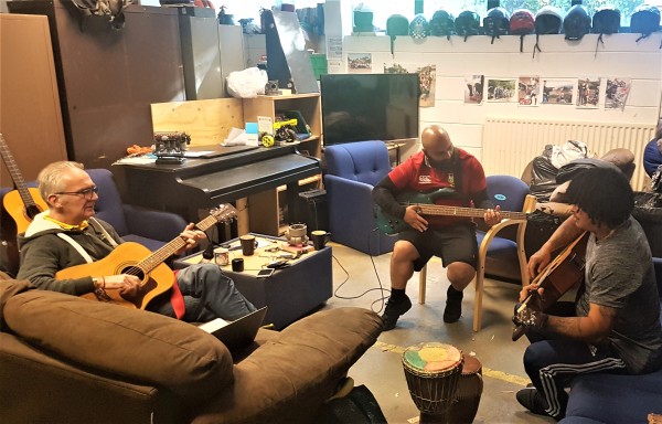 Positive diversionary activities include music studies