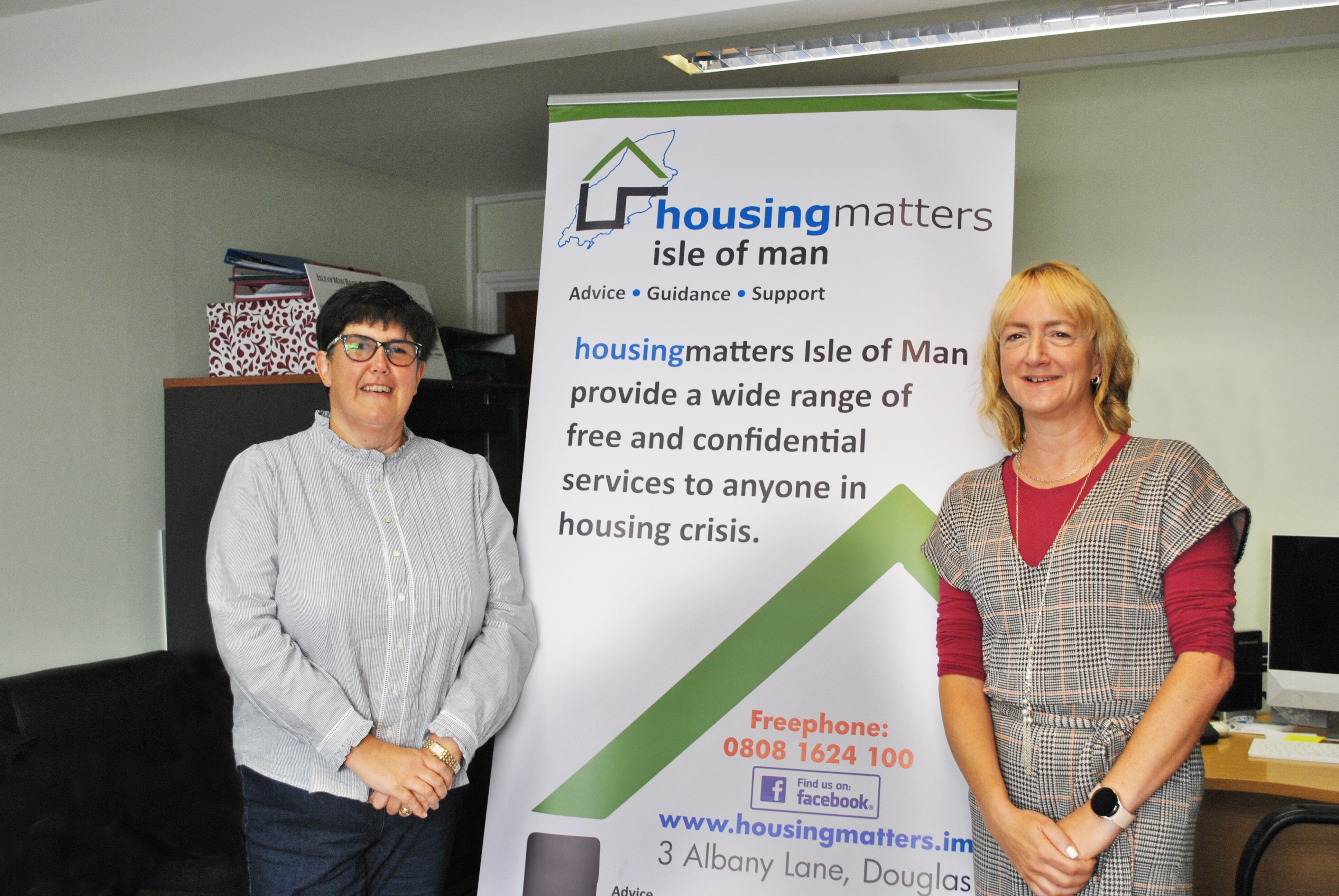 Sarah Kelly Manx Lottery Trust and Lucie Tomkinson Housing Matters